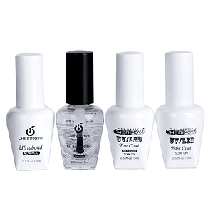 KIT 4 PREPARADORES | PH | ULTRABOND | BASE Y TOP 15ML