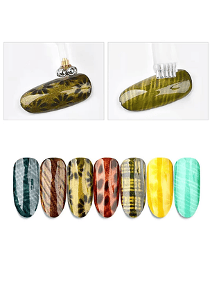 IMÁN DOBLE PUNTA FLOR