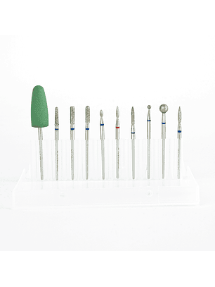 SET 10 FRESAS | DRILL BITS CHERIMOYA