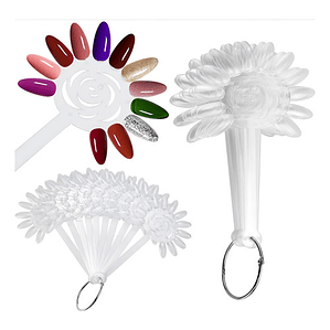 muestrario flor transparente para 120 colores