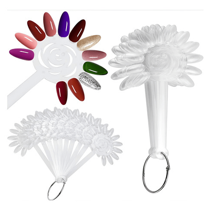 muestrario flor transparente para 120 colores 1