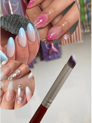 PINCEL PATA DE CABRA PARA DEGRADE UÑAS