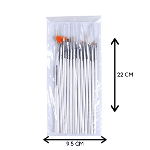 SET PINCEL PARA NAIL ART 