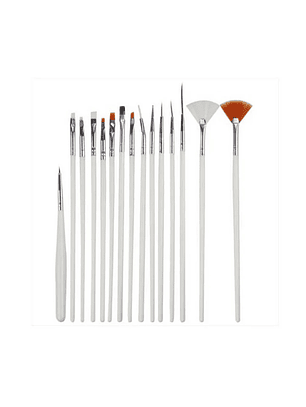 SET PINCEL PARA NAIL ART 