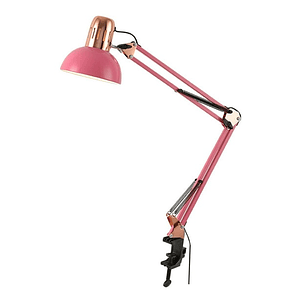 Lampara ecritorio rosada