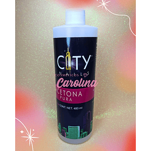 Acetona Pura City Nails (16OZ – 480ML)