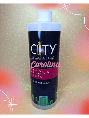 Acetona Pura City Nails (16OZ – 480ML)