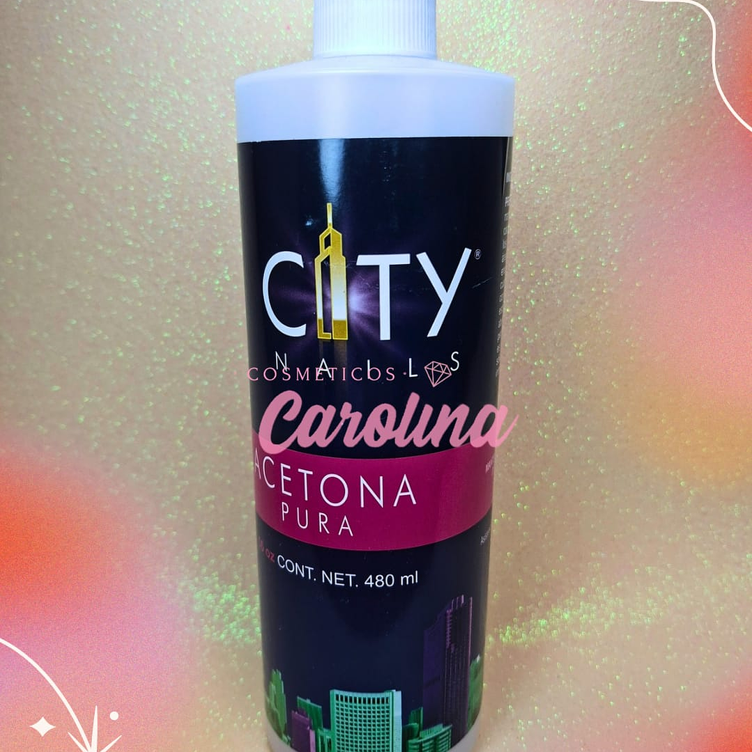 Acetona Pura City Nails (16OZ – 480ML) 1
