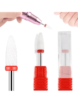 fresa bala  de ceramica cinta roja