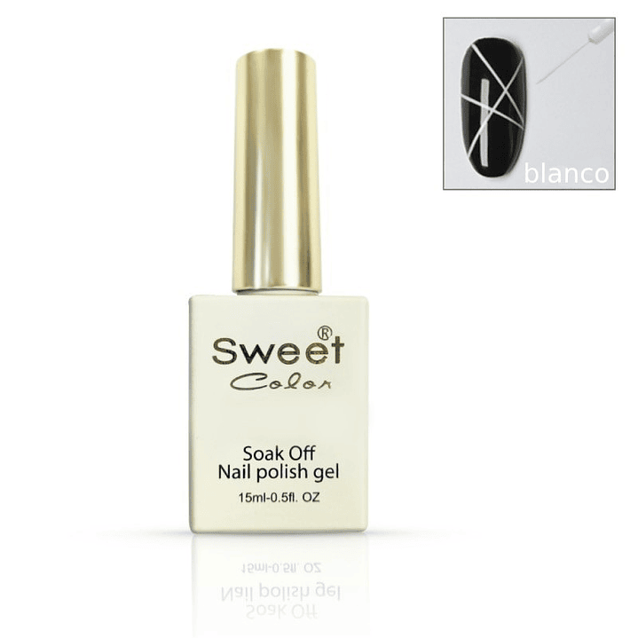 ESMALTE LINER BLANCO SWEET COLOR 1