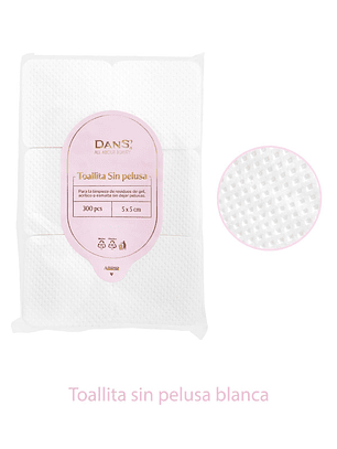 PAPEL SIN PELUSAS PARA PESTAÑAS O UÑAS 300 PCS DANS