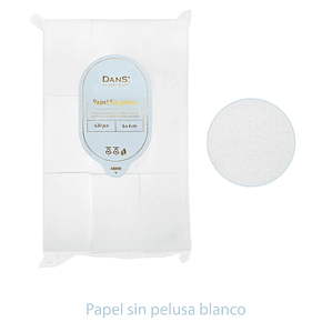 PAPEL SIN PELUSAS DANS  630 PCS