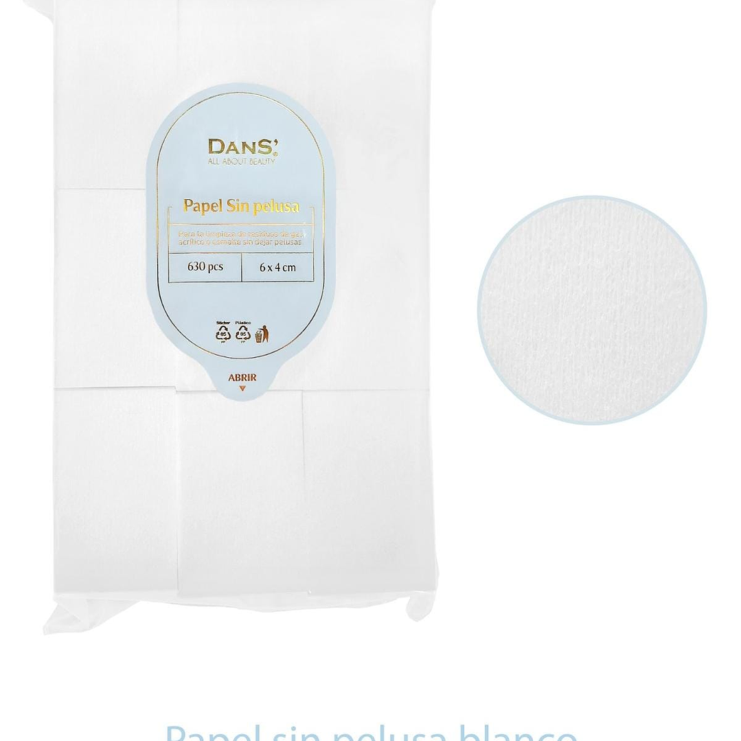 PAPEL SIN PELUSAS DANS  630 PCS 1