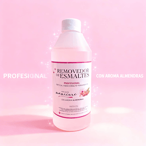Removedor permanente 1 litro aroma a almendras
