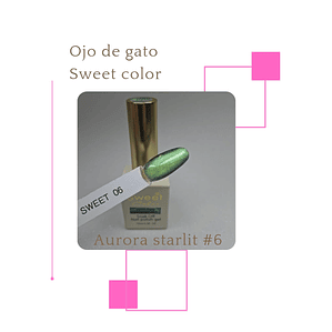 esmalte ojo de gato sweet color auora starlit 6