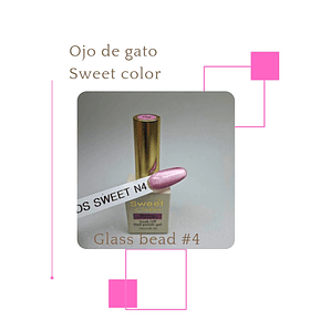 esmalte ojo de gato sweet color glass bead 