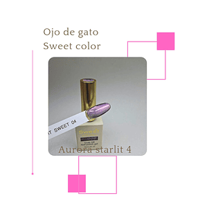 esmalte ojo de gato sweet color aurora starlit 4
