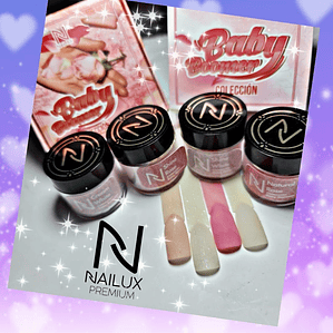 coleccion baby boomer nailux 4 tonos