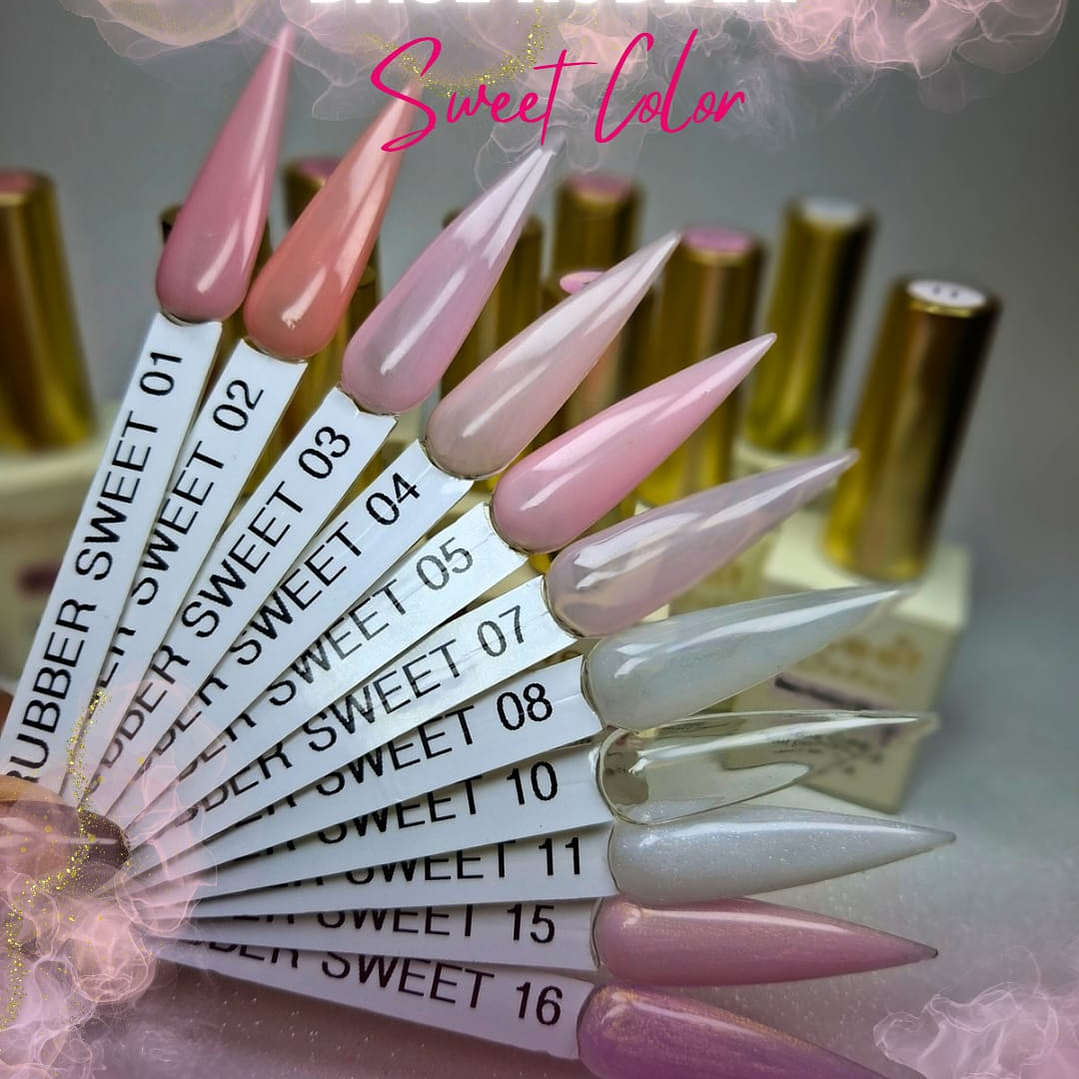 BASE RUBBER SWEET COLOR 15 ML 1