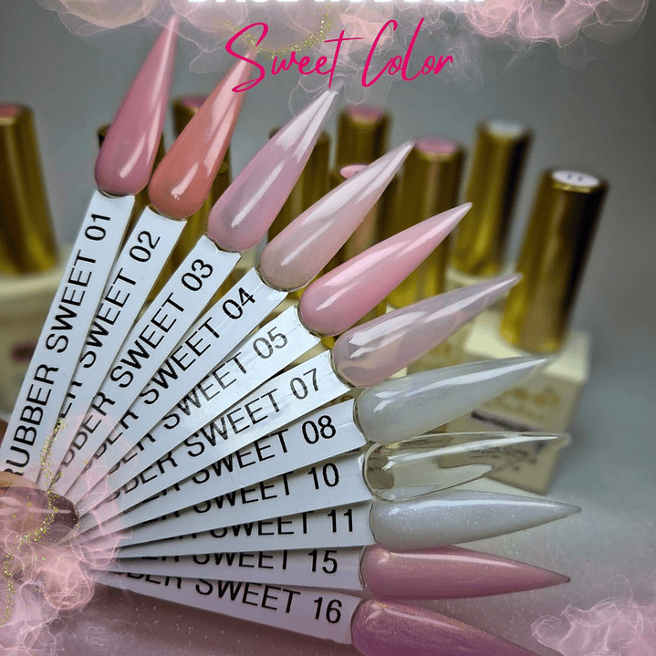 BASE RUBBER SWEET COLOR 15 ML 1