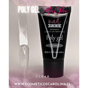 poly gel clear nail pro