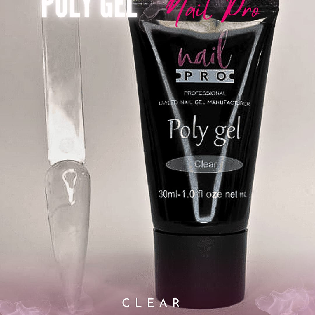 poly gel clear nail pro 1