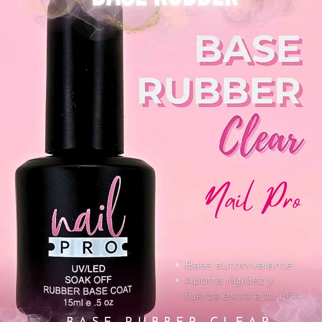 base rubber clear nail pro 15 ml 1