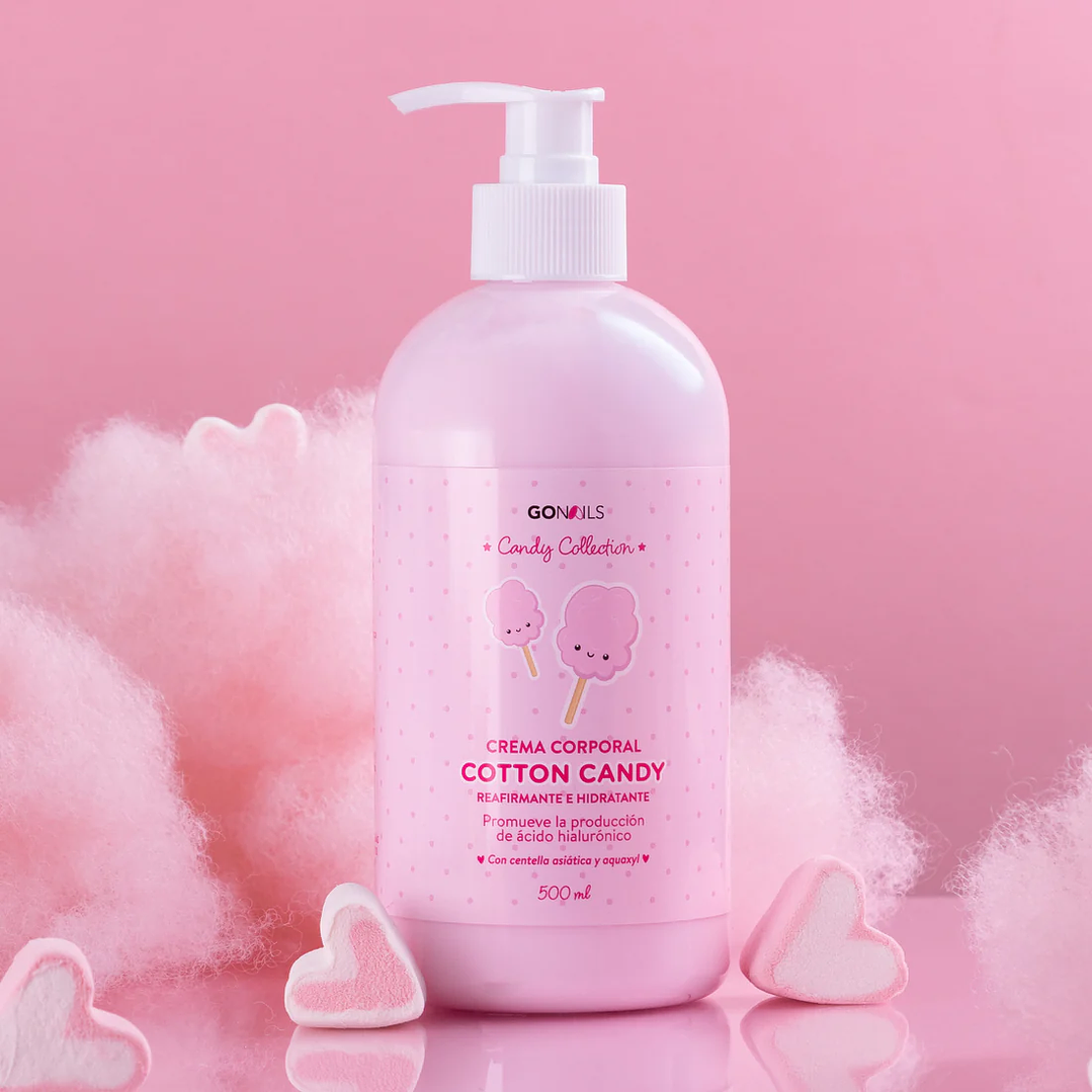 Crema De Cuerpo Reafirmante E Hidratante 500 Ml Go Nails cotton candy 1
