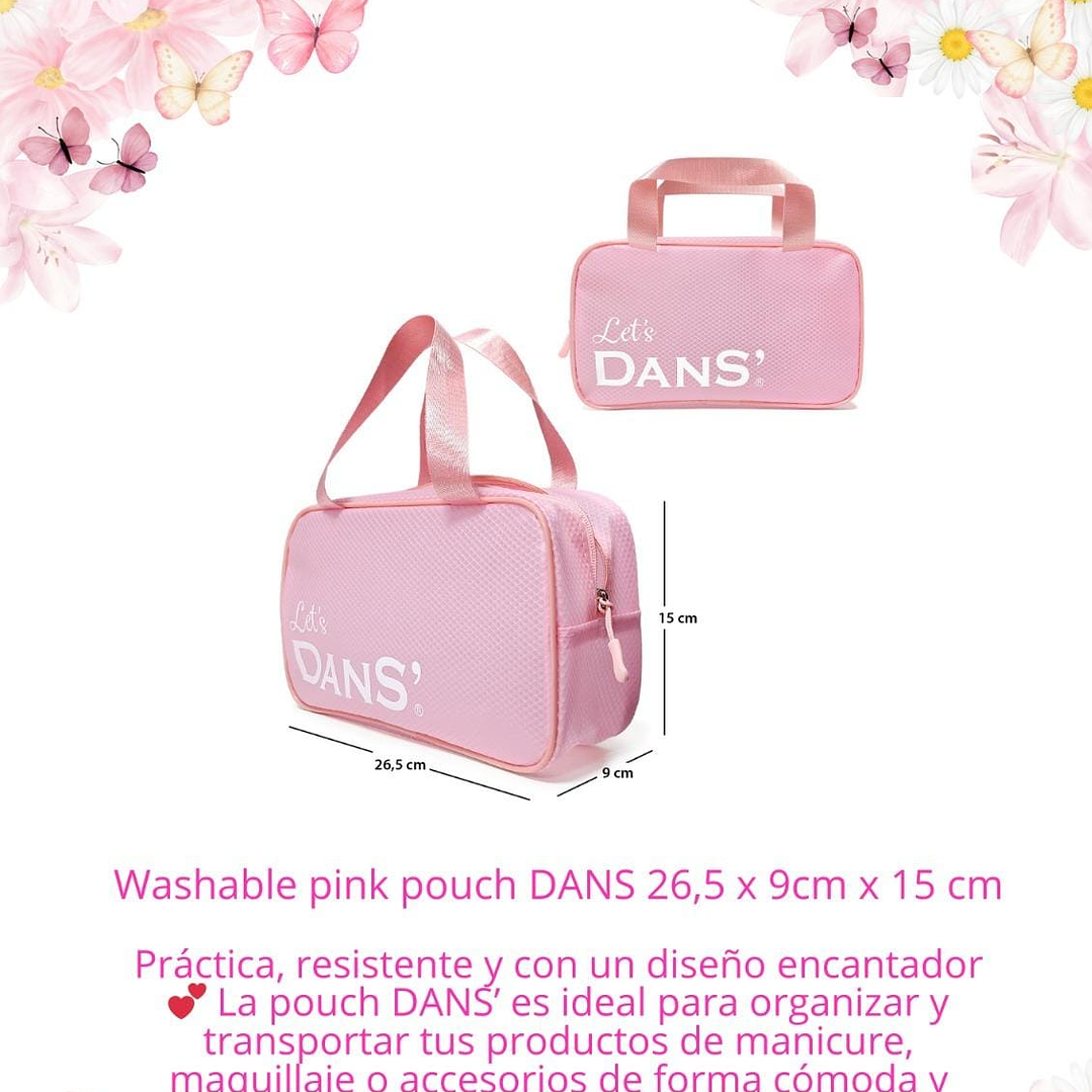 cosmetiquero pink pouch dans   1