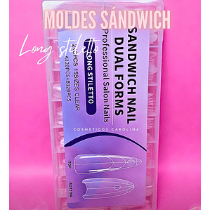 MOLDES DUAL SANDWICH LONG STILETTO 240 PCS