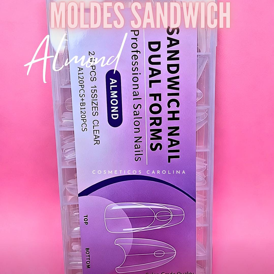 MOLDES DUAL SANDWICH ALMOND 240 PCS 1