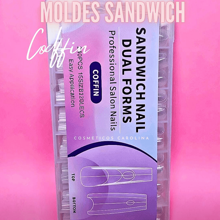 MOLDES DUAL SANDWICH COFFIN 240 PCS 1