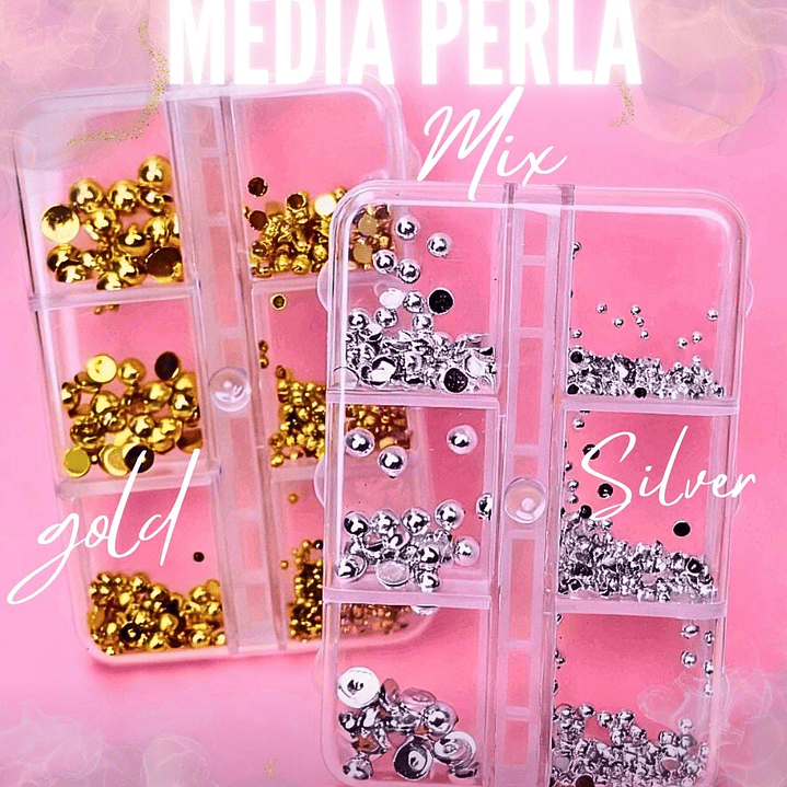Set media perla tamaños surtidos 1
