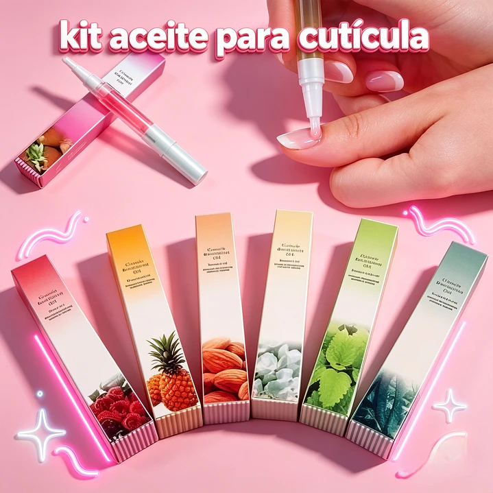kit aceite para cutículas x 6 unidades  1