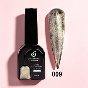 esmalte ojo de gato glitter clear 09