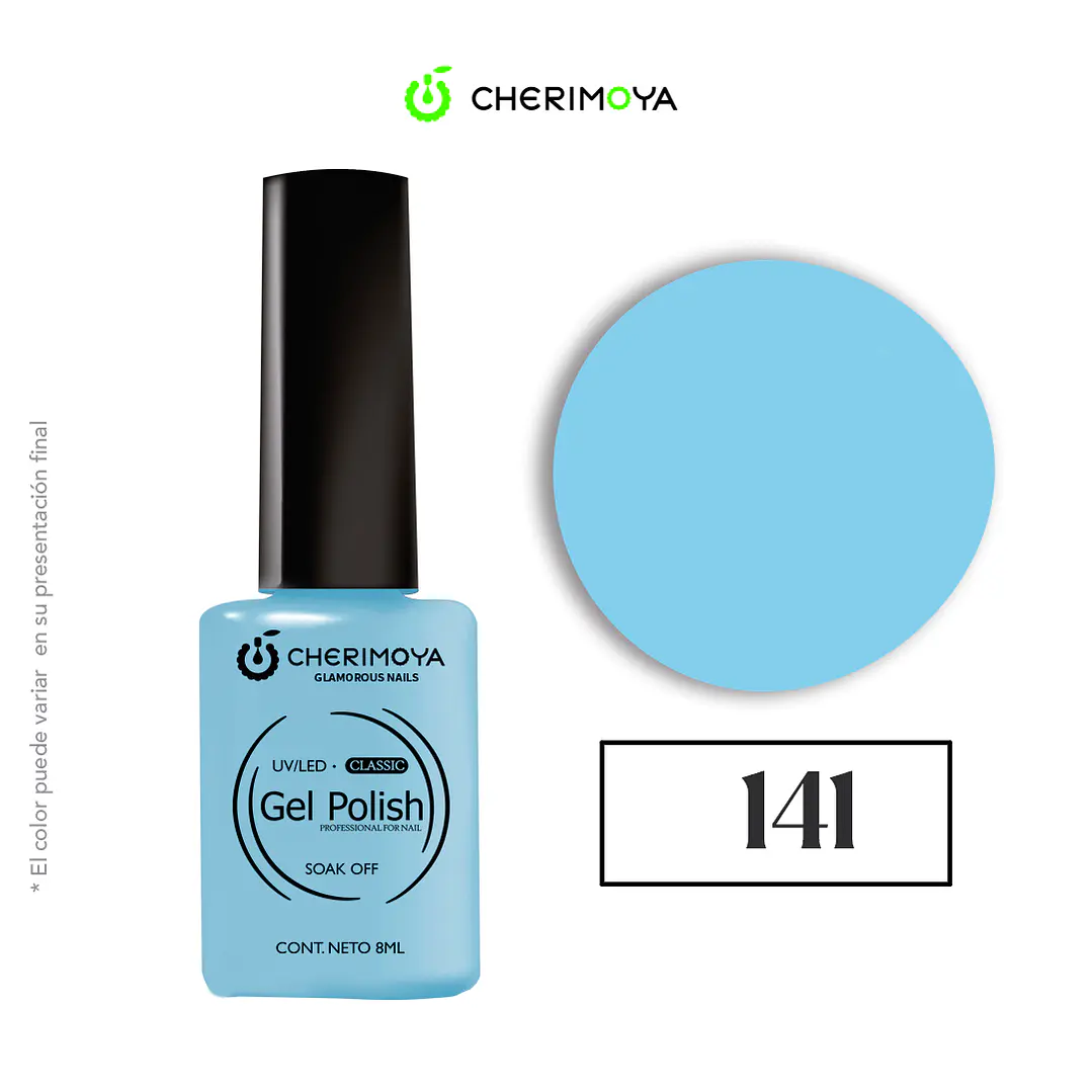 Esmalte cherimoya 141 8ml UV/LED 1