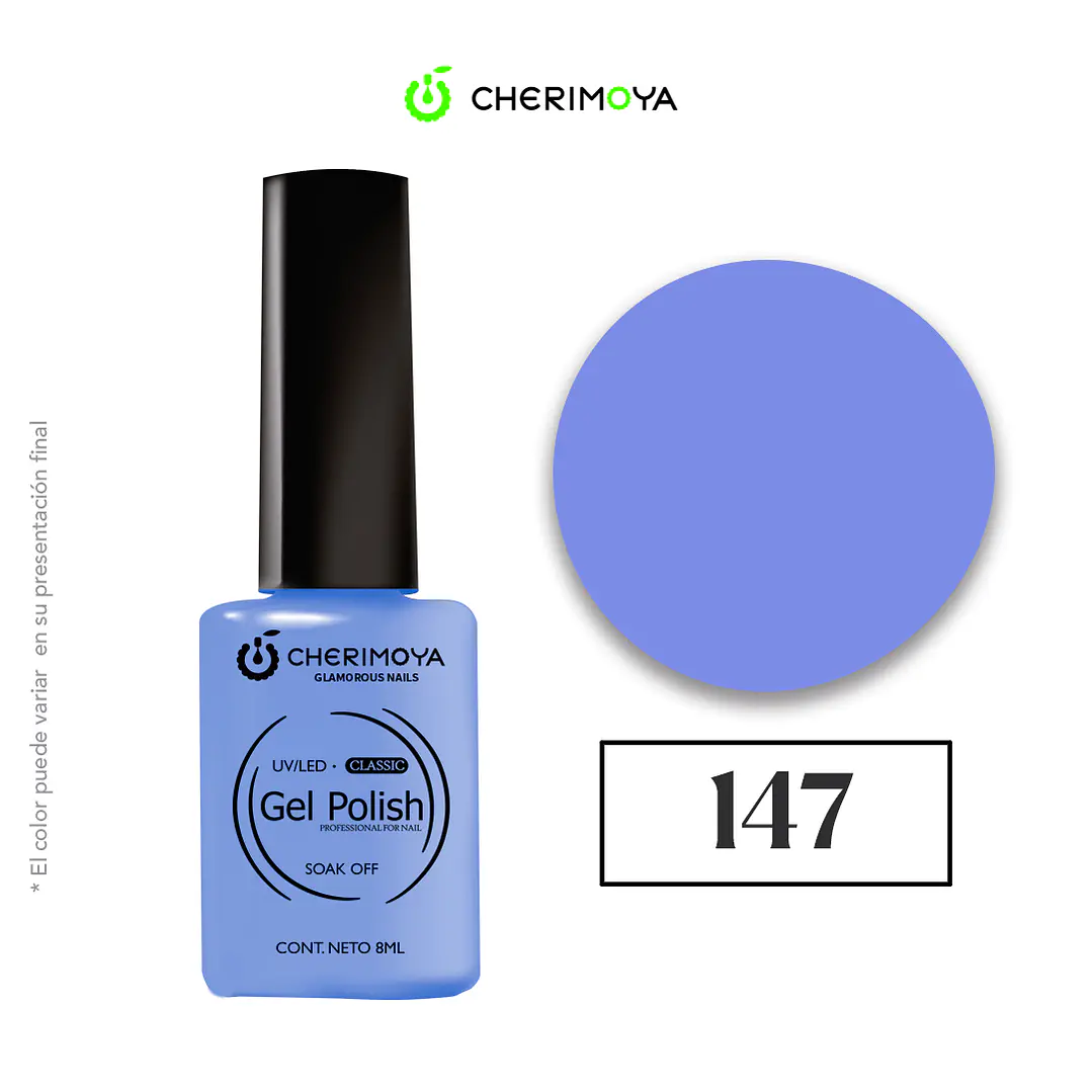 Esmalte cherimoya 147 8ml UV/LED 1