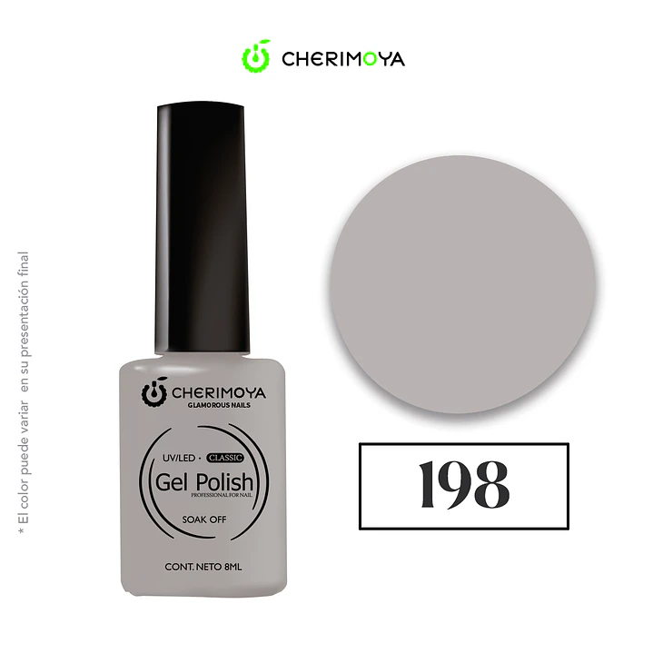Esmalte cherimoya 198 8ml UV/LED 1