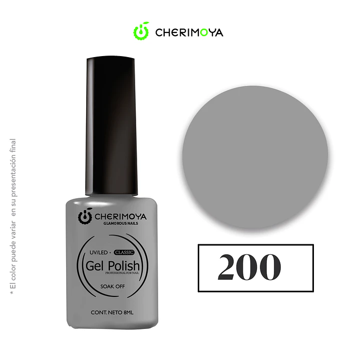 Esmalte cherimoya 200 8ml UV/LED 1