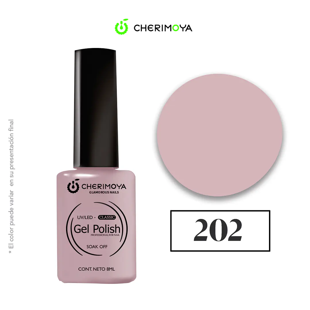 Esmalte cherimoya 202 8ml UV/LED 1