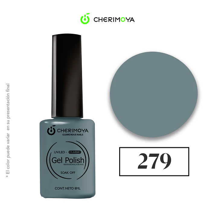 Esmalte cherimoya 279 8ml UV/LED 1