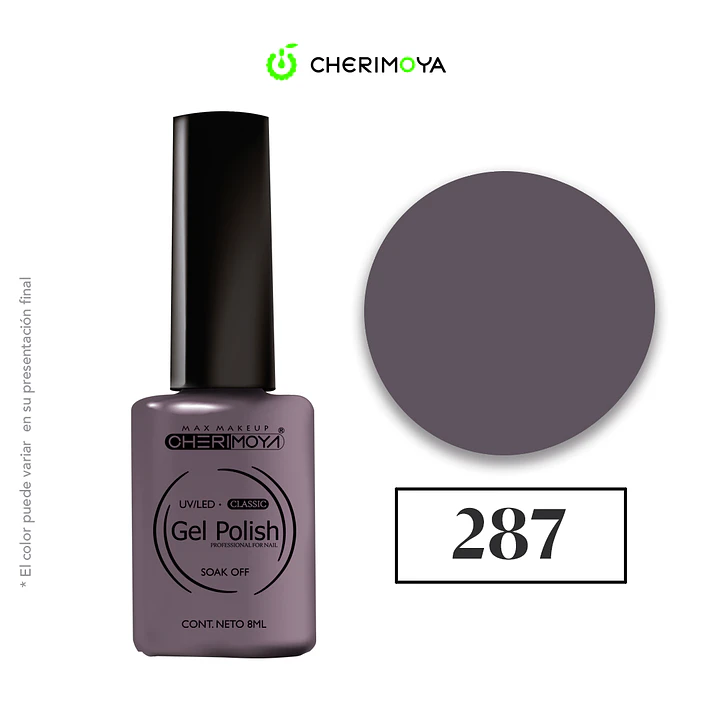Esmalte cherimoya 287 8ml UV/LED 1