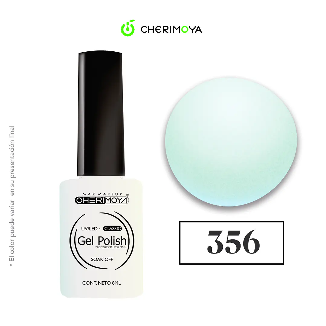 Esmalte cherimoya 356 8ml UV/LED 1