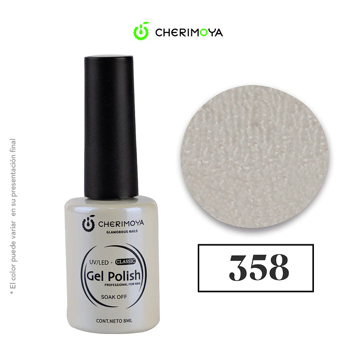 Esmalte cherimoya 358 8ml UV/LED 1