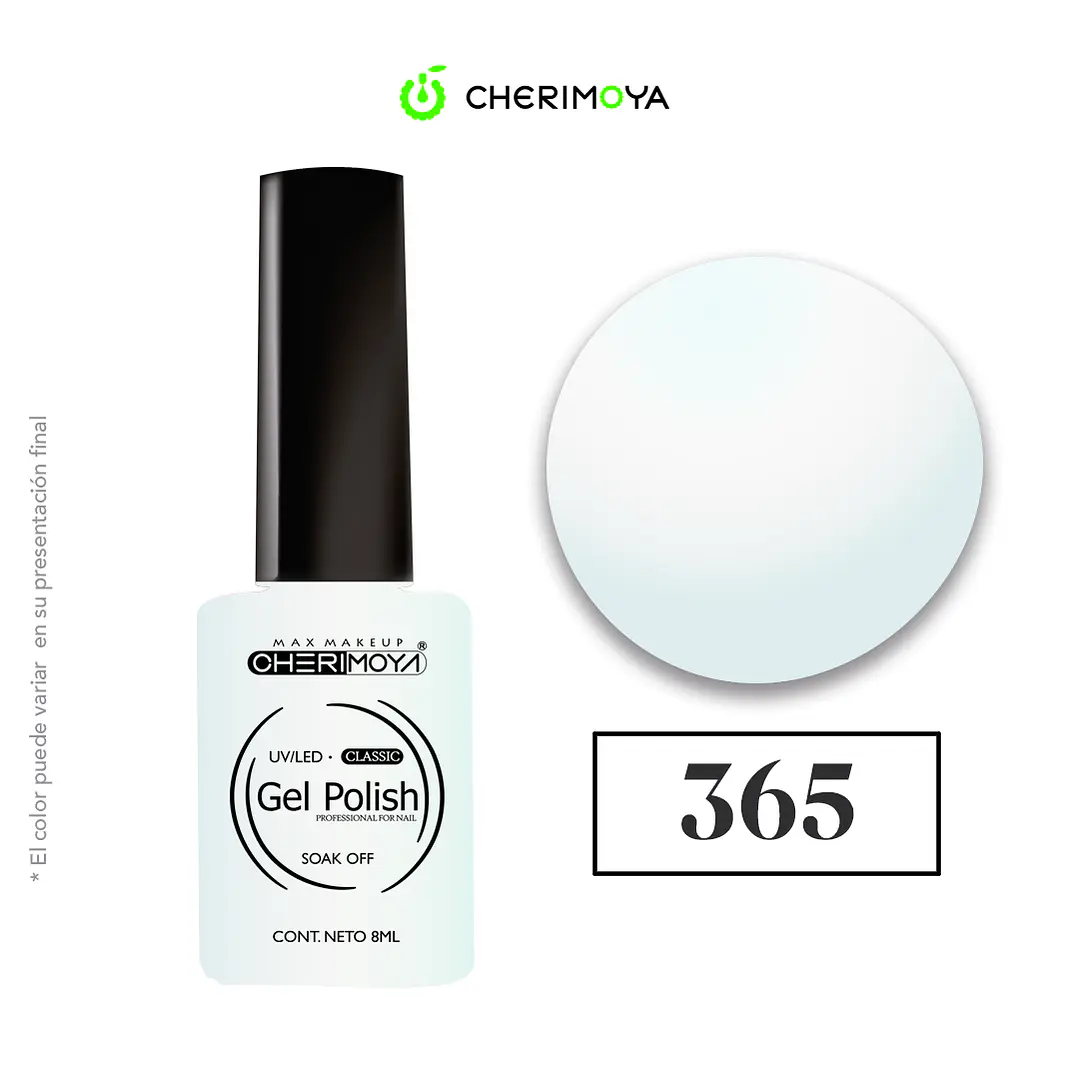 Esmalte cherimoya 365 8ml UV/LED 1