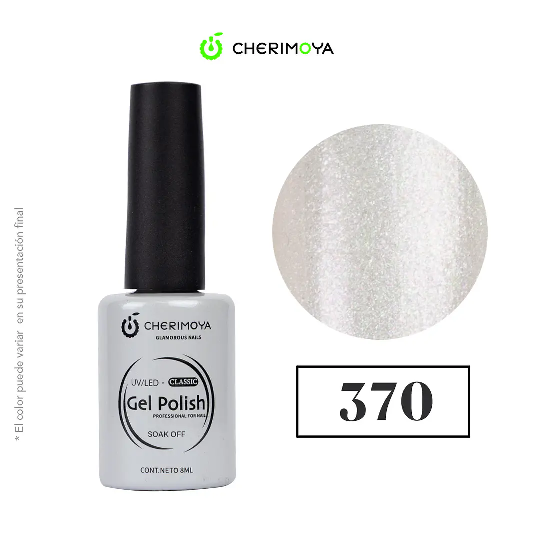 Esmalte cherimoya 370 8ml UV/LED 1