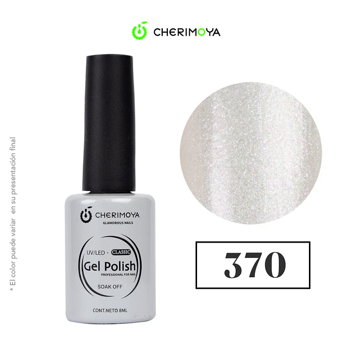 Esmalte cherimoya 370 8ml UV/LED 1