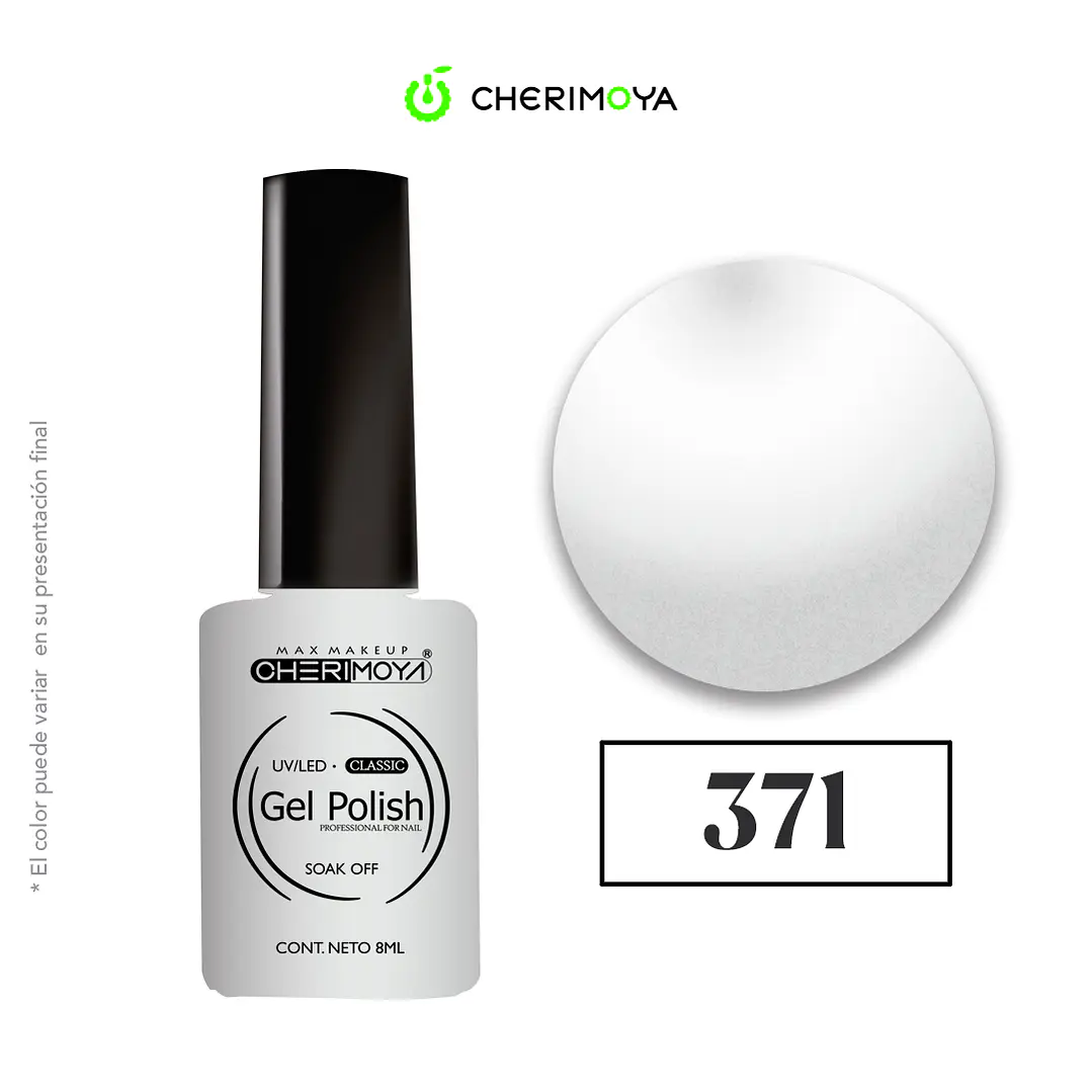 Esmalte cherimoya 371 8ml UV/LED 1