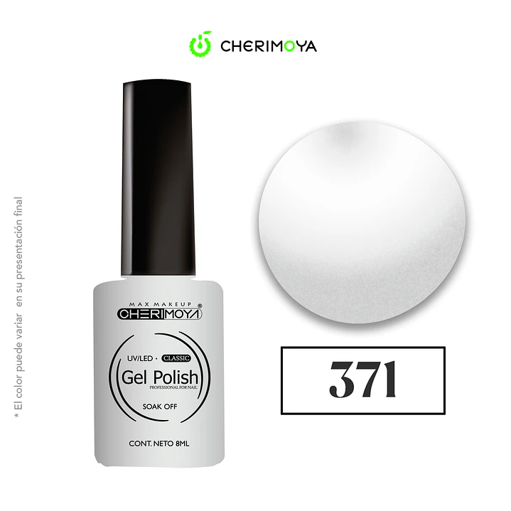 Esmalte cherimoya 371 8ml UV/LED 1