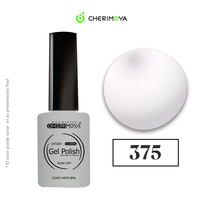 Esmalte cherimoya 375 8ml UV/LED 1
